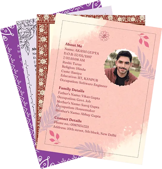 Biodata for marriage online