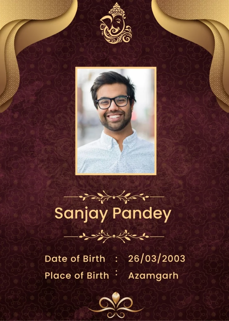 matrimonial biodata